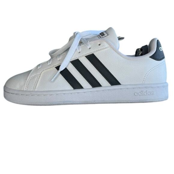 adidas Shoes - Womens Adidas Grand Court F36483 Leather Athletic Sneaker Shoes Size 6.5 White